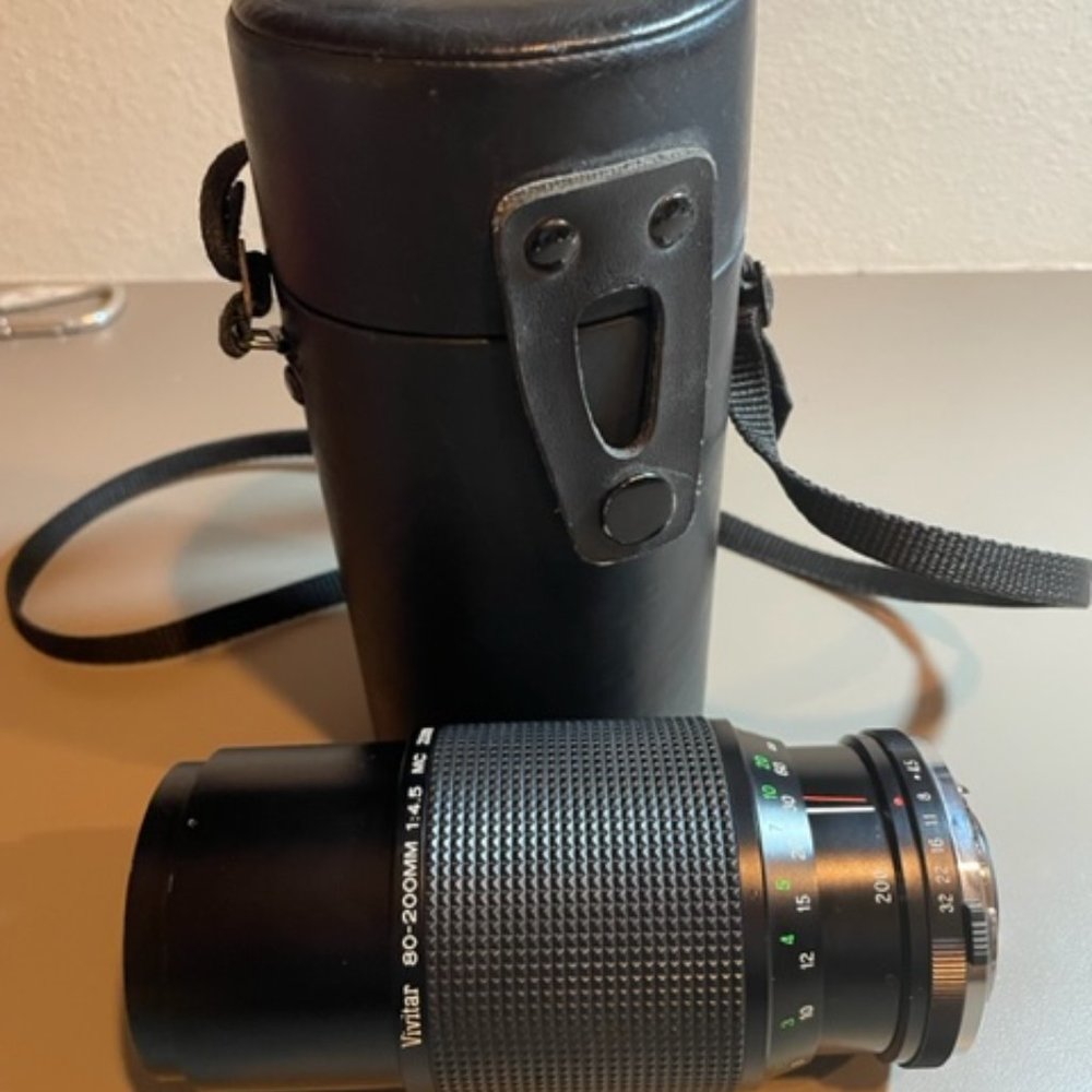 Black Telephoto Camera Lens with Black Case - Unknown Brand - Picture 6 of 6